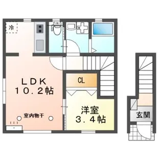Lagom(ラーゴム) A棟【2階】の間取り
