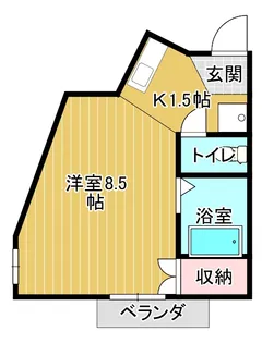 フラットリット・シライ【2階】の間取り