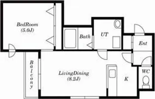 プリマベーラ菊水【4階】の間取り