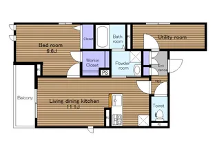 リラフォート【2階】の間取り