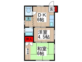 ハウス竹村の間取り