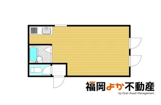 グロ リ 県庁前【4階】の間取り