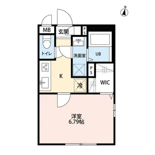 リコルテ川崎【1階】の間取り