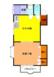ファイブスター【2階】の間取り