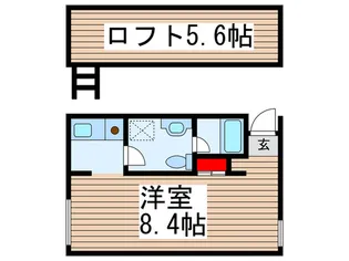 エヌパティオ【2階】の間取り