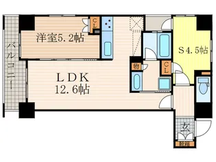 SOHO烏丸【5階】の間取り