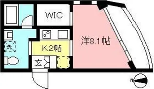 メゾンエスポワール【4階】の間取り