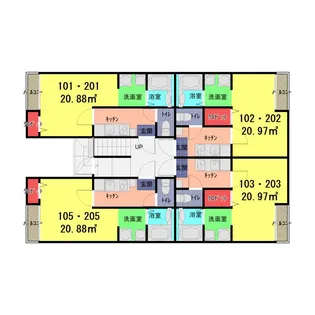 Freesia court【1階】の間取り