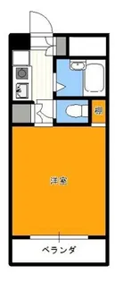 プラネットパーク牛田旭【6階】の間取り