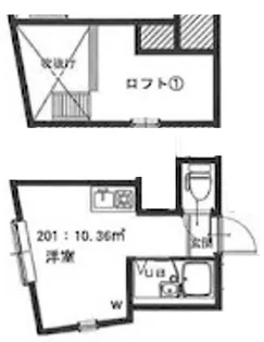 アーバンプレイス荻窪【2階】の間取り