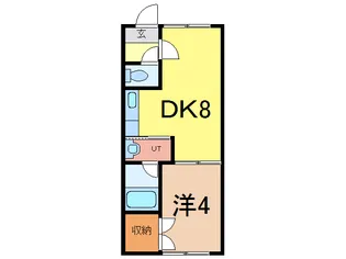 ヴィラージュサントレ【2階】の間取り