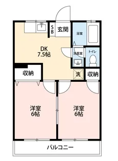 サニーフジミ【1階】の間取り
