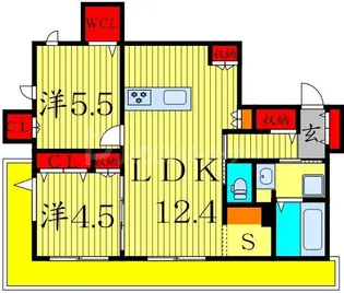 PROTEGO TOKYO EAST【2階】の間取り