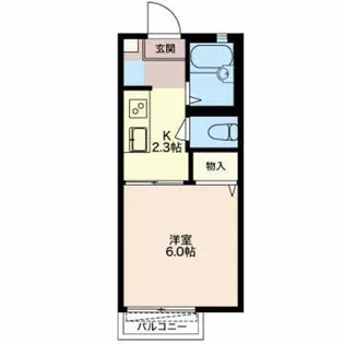 ソレーユ小泉【2階】の間取り