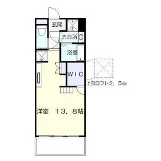 アムール松山【5階】の間取り
