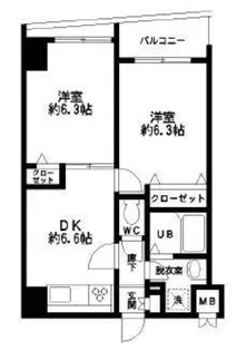 HF東日本橋レジデンス【5階】の間取り