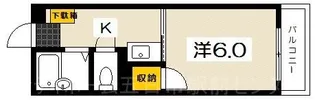 ピープルタウン八幡【5階】の間取り