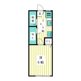 山中ハイツ【2階】の間取り