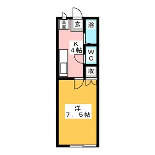 メゾン山内【1階】の間取り