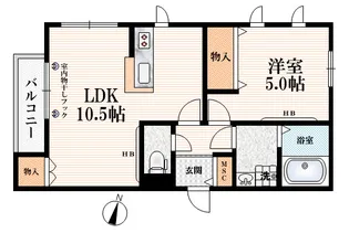 エステート小竹向原【1階】の間取り
