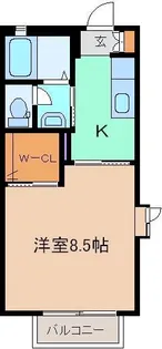ネオリファインド III【2階】の間取り