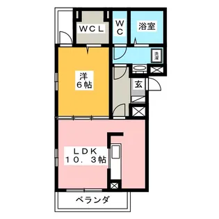 アルカンシェルVIII【2階】の間取り