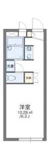 レオパレス国立東【1階】の間取り