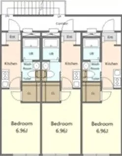 ココライフ尻手【2階】の間取り