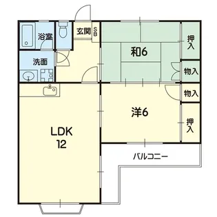 リバティコート【2階】の間取り