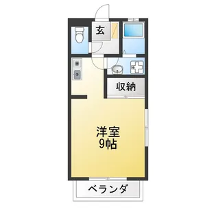 S.Tアパート【1階】の間取り
