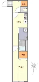 マーレ西巣鴨【1階】の間取り