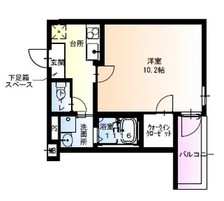 フジパレス瑞光駅東【2階】の間取り