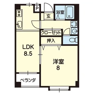 エトワール・ブルー【2階】の間取り