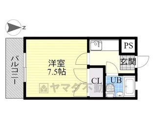 コーポコーベル2【3階】の間取り