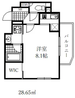 ベルフェリーク新神戸【4階】の間取り