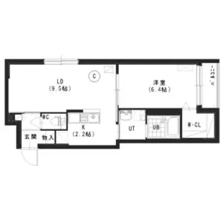 グランスター9【3階】の間取り