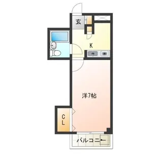 明星館【5階】の間取り