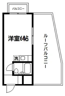 ハイツロビン【4階】の間取り