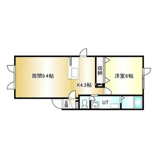 ラフィーネA【2階】の間取り