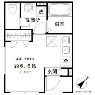 クレール上目黒(クレールカミメグロ)【1階】の間取り