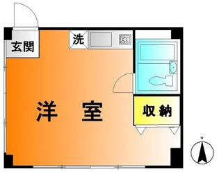 竹善ビル【5階】の間取り