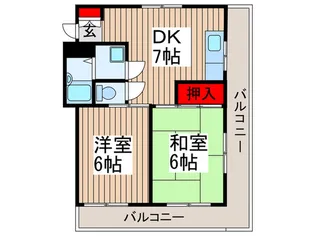 小堤ハイツ【3階】の間取り