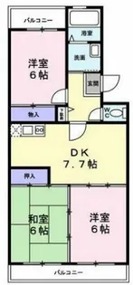 カーサ・デ・スール【2階】の間取り