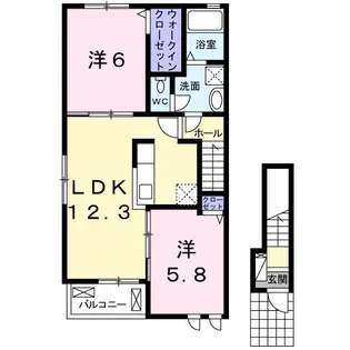 サニー レジデンス【2階】の間取り