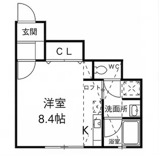 中央町アパートメント【1階】の間取り