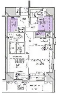 プリムローズ駒込【6階】の間取り