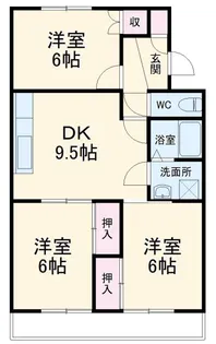 マンション ラポール【2階】の間取り