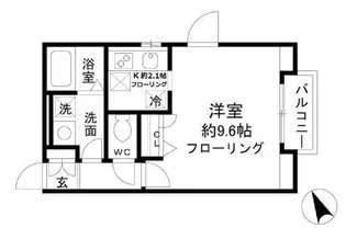 リラ下北沢【1階】の間取り
