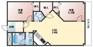 カーサー・アレグラ【4階】の間取り