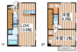 ハイブリッジ ネオ【1階】の間取り
